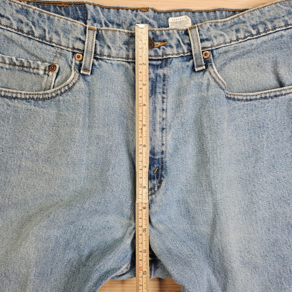Vintage 90s Levi's Jeans Mens 34x30 Fit 32x30 Light Blue 550 Relaxed Fit Tapered - Picture 9 of 16